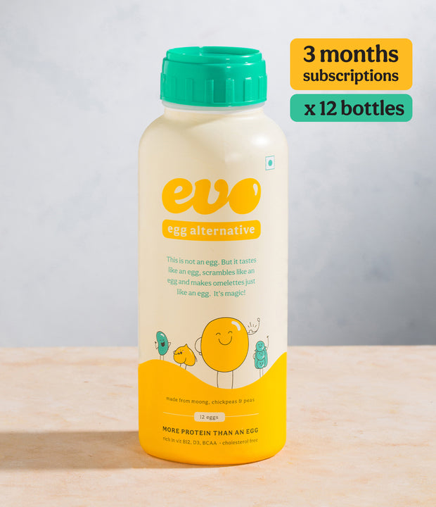 12 Evo Bottles Subscription Plan (3 Months)